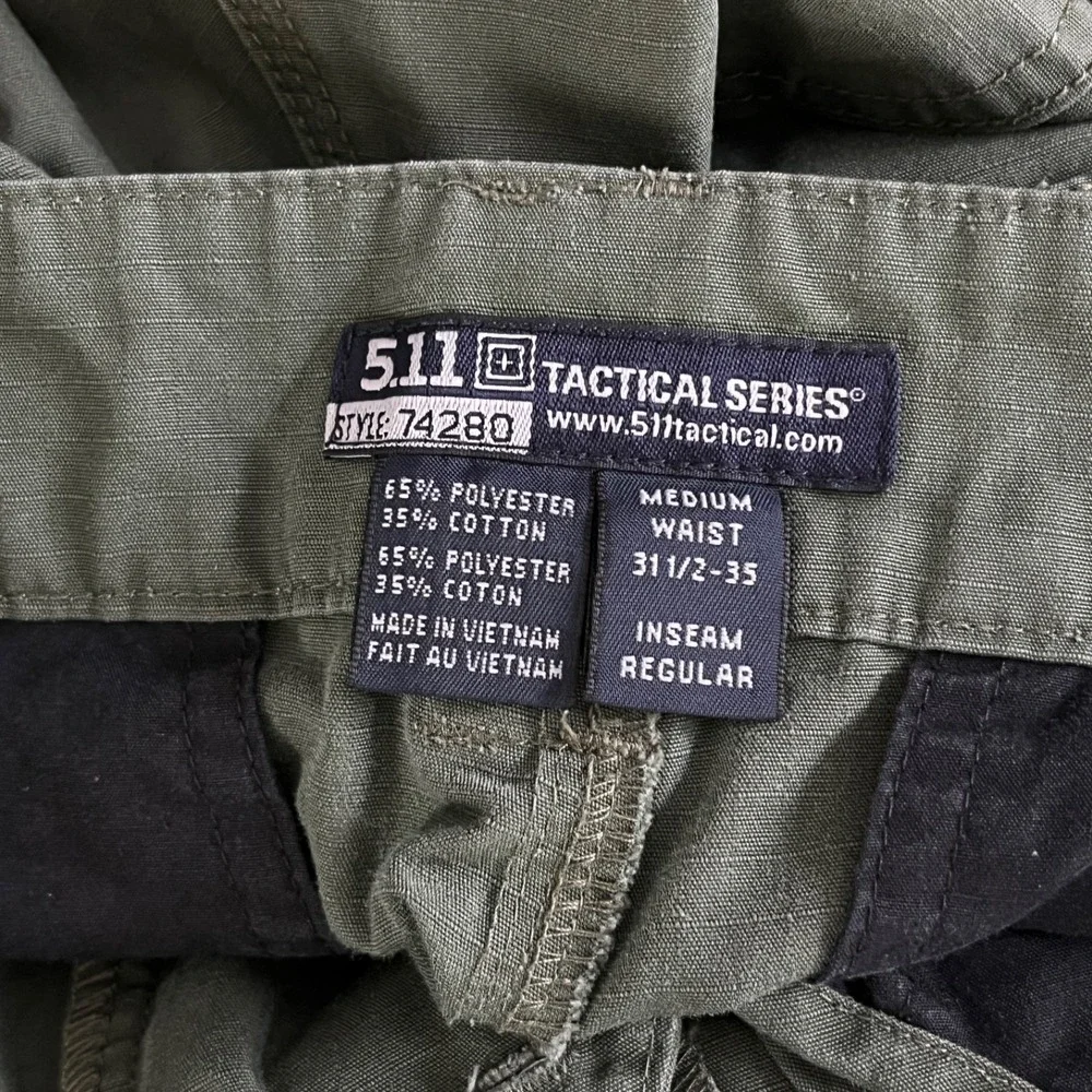 5.11 Tactical Taclite TDU Cargo Pants Mens M Relaxed Fit Olive Green Workwear‎